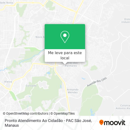 Pronto Atendimento Ao Cidadão - PAC São José mapa