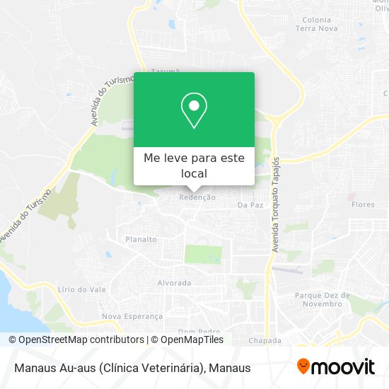Manaus Au-aus (Clínica Veterinária) mapa