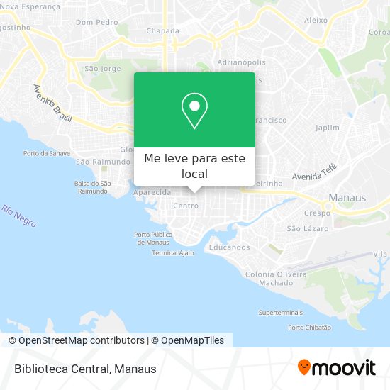 Biblioteca Central mapa