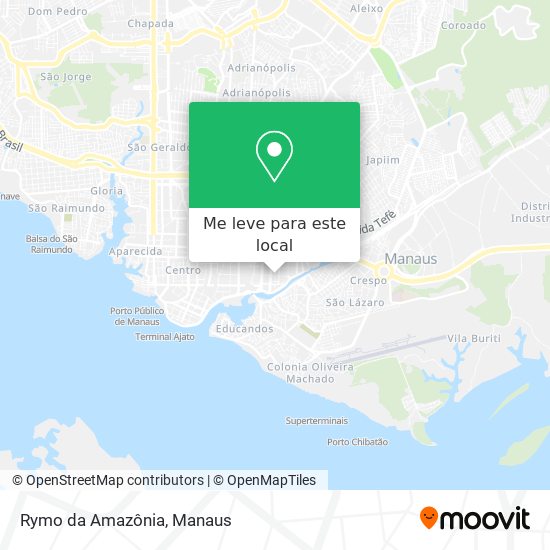 Rymo da Amazônia mapa