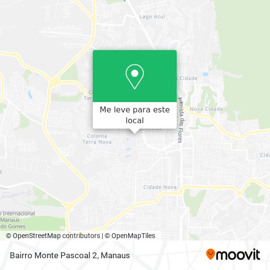 Bairro Monte Pascoal 2 mapa
