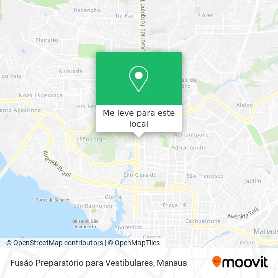 Fusão Preparatório para Vestibulares mapa