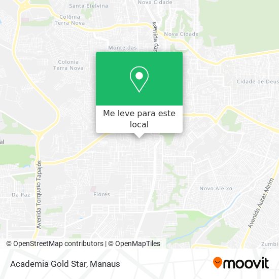 Academia Gold Star mapa