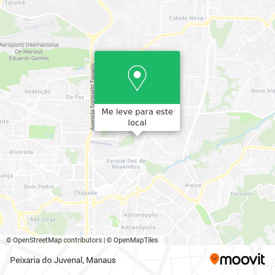 Peixaria do Juvenal mapa