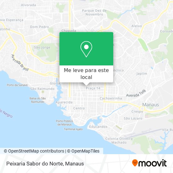 Peixaria Sabor do Norte mapa