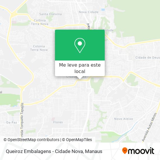 Queiroz Embalagens - Cidade Nova mapa