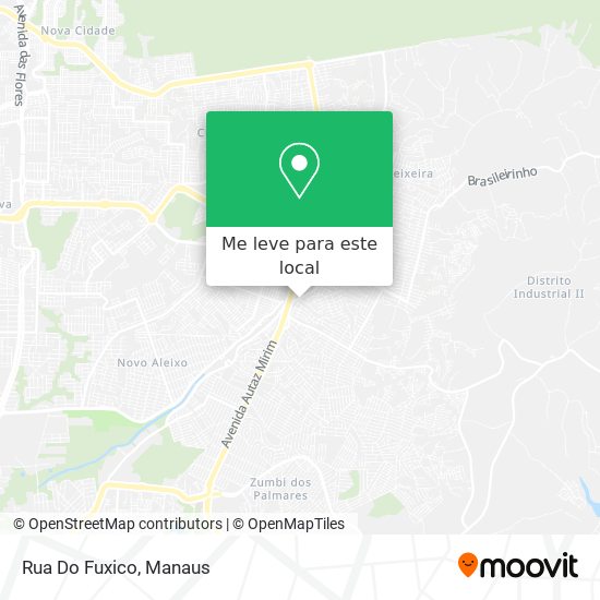 Rua Do Fuxico mapa