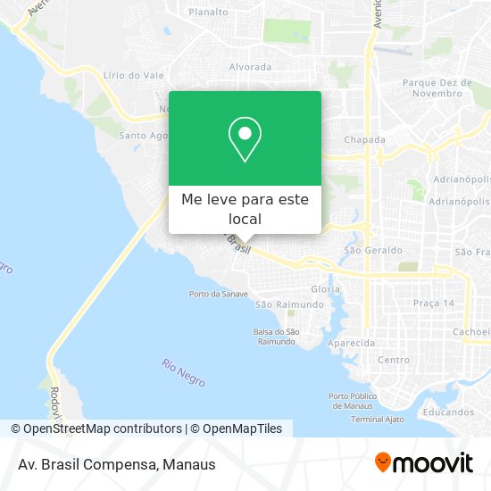 Av. Brasil Compensa mapa