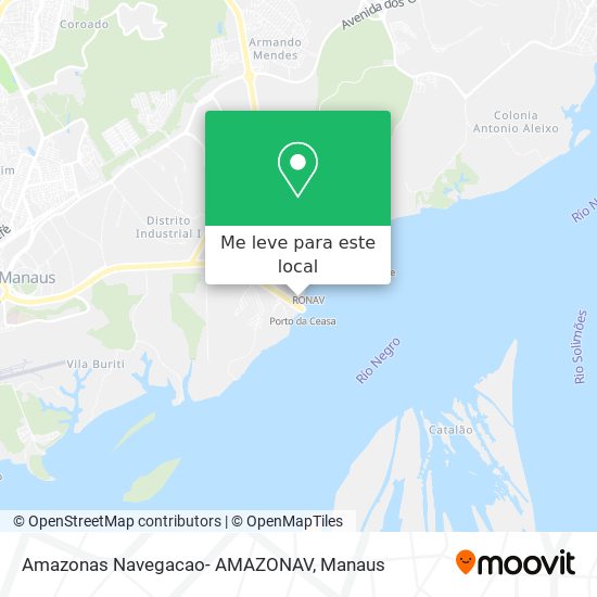 Amazonas Navegacao- AMAZONAV mapa
