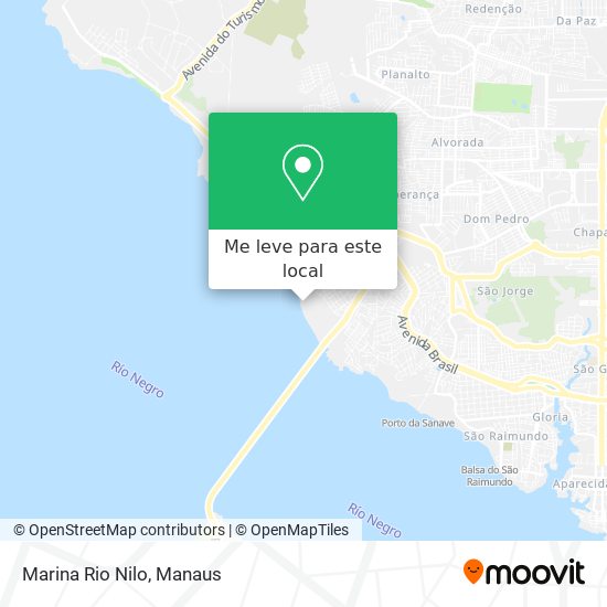 Marina Rio Nilo mapa