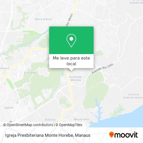 Igreja Presbiteriana Monte Horebe mapa