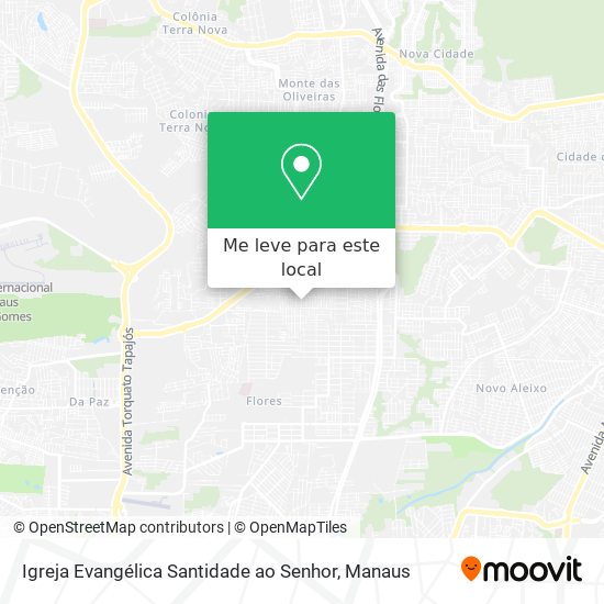 Igreja Evangélica Santidade ao Senhor mapa