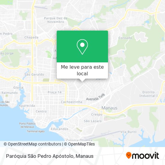Paróquia São Pedro Apóstolo mapa