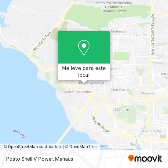 Posto Shell V Power mapa