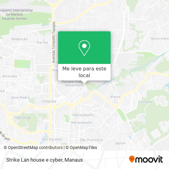 Strike Lan house e cyber mapa