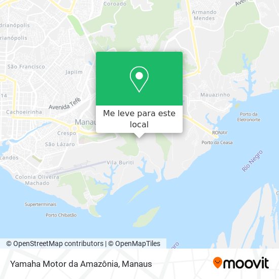 Yamaha Motor da Amazônia mapa