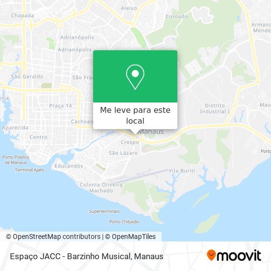 Espaço JACC - Barzinho Musical mapa