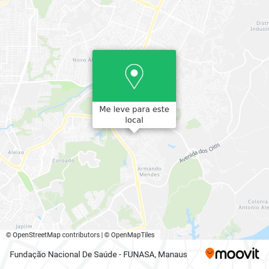 Fundação Nacional De Saúde - FUNASA mapa