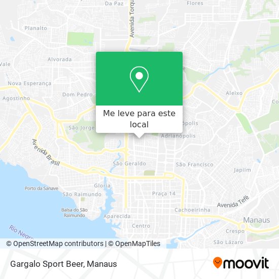 Gargalo Sport Beer mapa