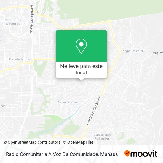 Radio Comunitaria A Voz Da Comunidade mapa