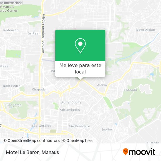 Motel Le Baron mapa