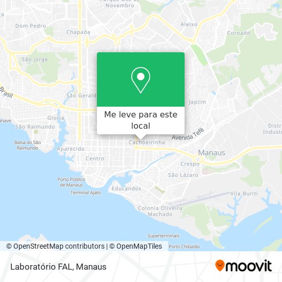 Laboratório FAL mapa