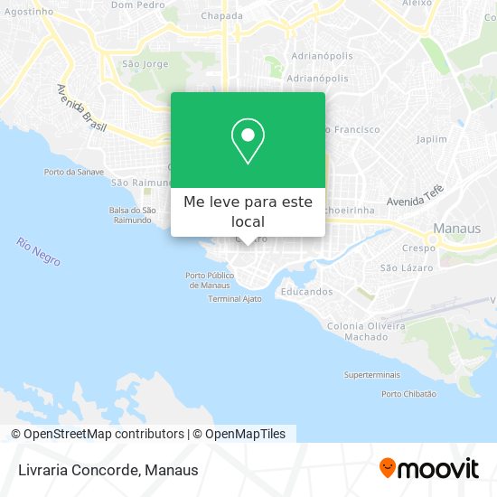 Livraria Concorde mapa