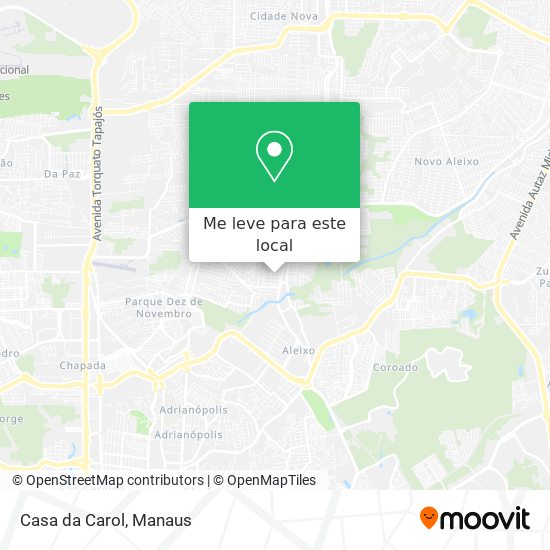 Casa da Carol mapa