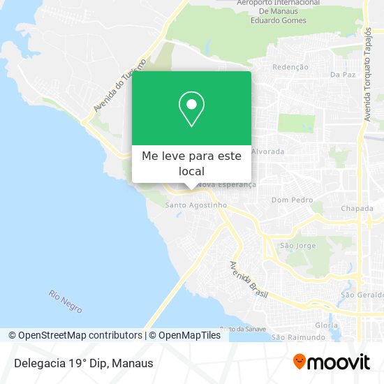 Delegacia 19° Dip mapa