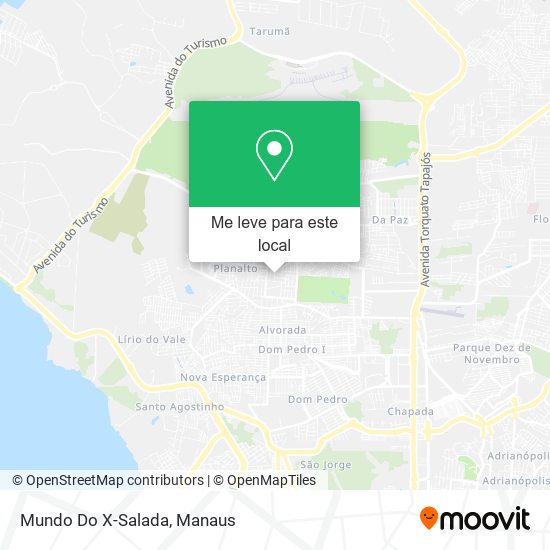 Mundo Do X-Salada mapa