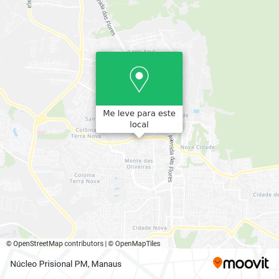 Núcleo Prisional PM mapa