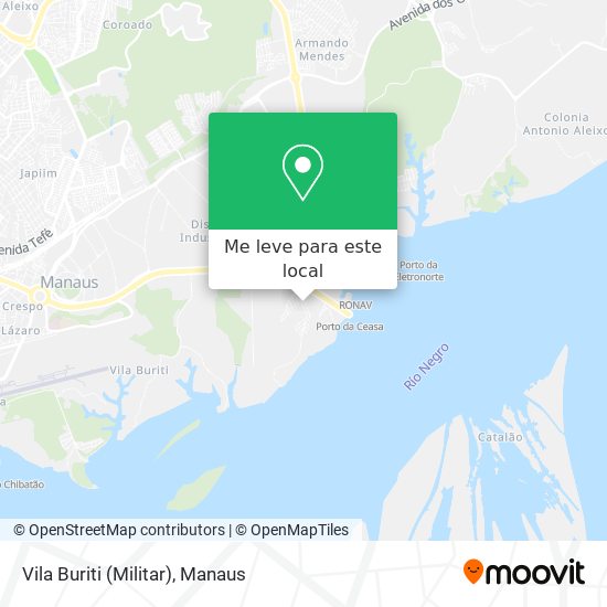Vila Buriti (Militar) mapa