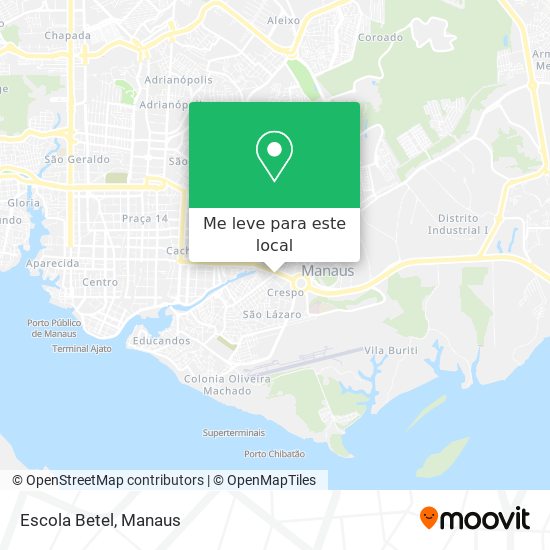 Escola Betel mapa