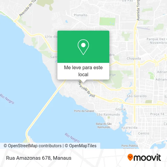 Rua Amazonas 678 mapa