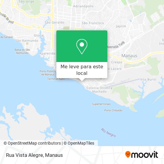 Rua Vista Alegre mapa
