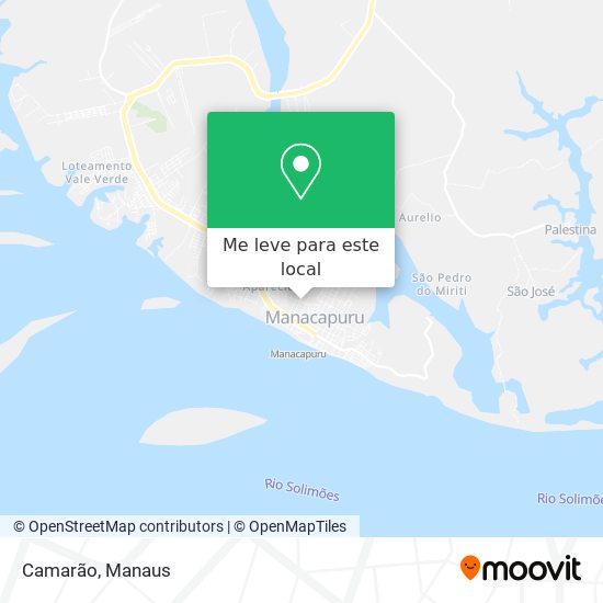 Camarão mapa