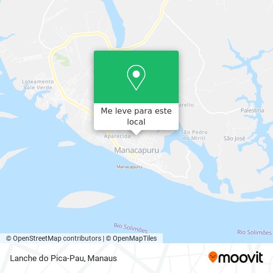Lanche do Pica-Pau mapa
