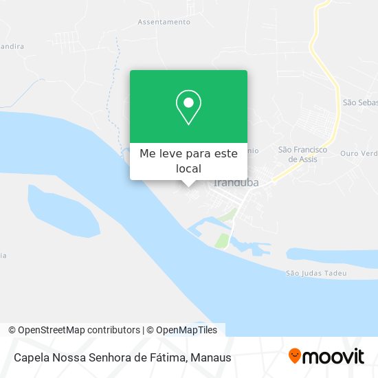 Capela Nossa Senhora de Fátima mapa