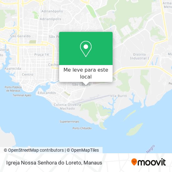 Igreja Nossa Senhora do Loreto mapa