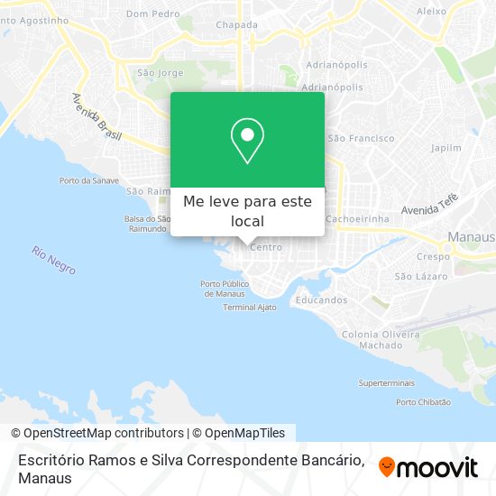 Escritório Ramos e Silva Correspondente Bancário mapa