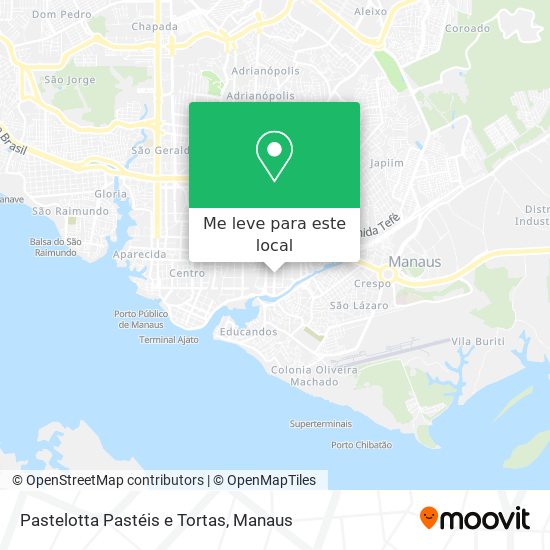 Pastelotta Pastéis e Tortas mapa