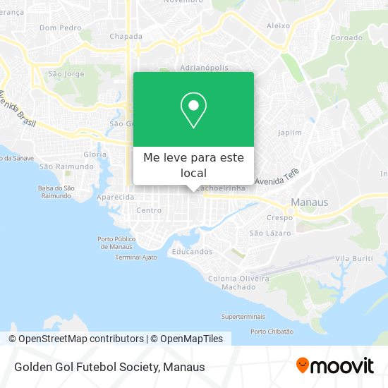 Golden Gol Futebol Society mapa