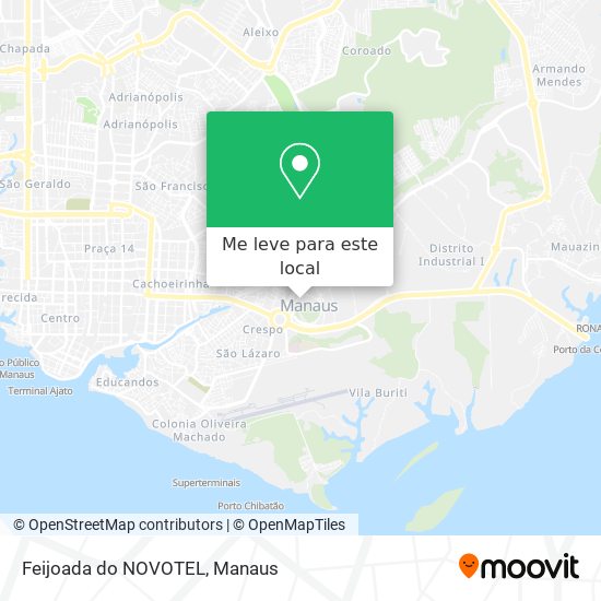 Feijoada do NOVOTEL mapa