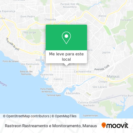 Rastreon Rastreamento e Monitoramento mapa