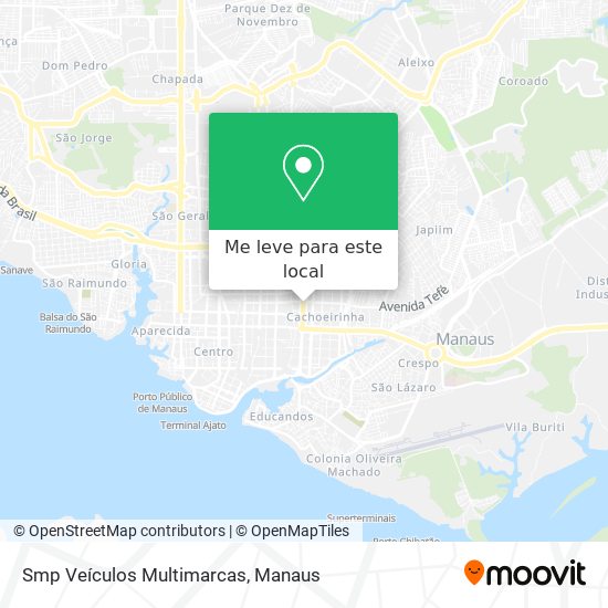 Smp Veículos Multimarcas mapa