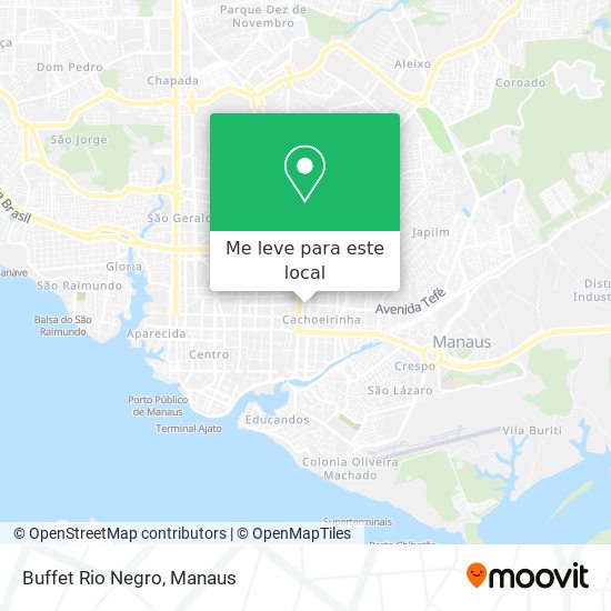 Buffet Rio Negro mapa