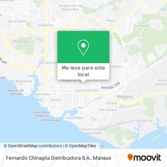 Fernando Chinaglia Distribuidora S.A. mapa
