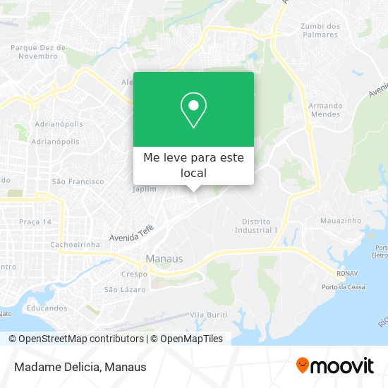 Madame Delicia mapa