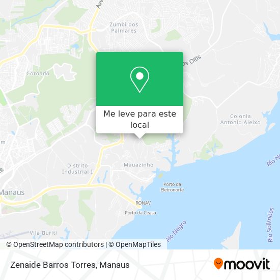Zenaide Barros Torres mapa
