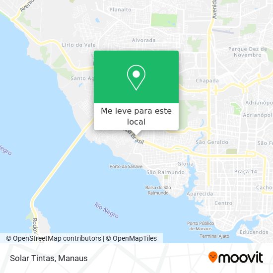 Solar Tintas mapa